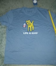 Life Is Good Rocket American Flag Tshirt XL - $29.00
