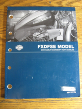 2009 Harley-Davidson FXDFSE Dyna CVO Fat Bob Parts Catalog Manual VG 994... - £20.24 GBP
