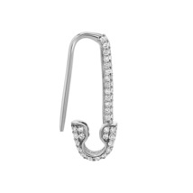 Diamond Safety Pin Earrings - $2,400.00