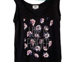 Old Navy Womens Love is Forever Black Cotton  Burner Tank Size XS - £4.73 GBP
