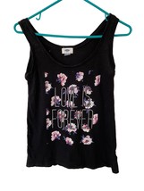 Old Navy Womens Love is Forever Black Cotton  Burner Tank Size XS - £4.71 GBP