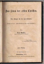 Das Leben der Ersten Christen Carl Beder Germannsburg 1872 Life First Ch... - $13.73