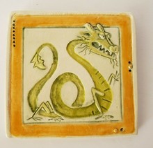 Year of the Dragon Wall Hanging Ceramic Tile Trivet - £12.52 GBP