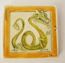 Year of the Dragon Wall Hanging Ceramic Tile Trivet - £12.48 GBP