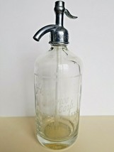 Antique Home Services Corp. Sparkling Glass Seltzer Bottle Glendale Long... - $39.99