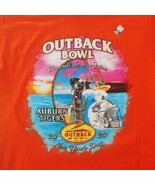 Outback Bowl Auburn Tigers Tampa Bay Orange T Shirt (New Years Day)  202... - €16,38 EUR