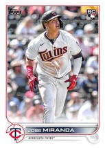 2022 Topps Update #US120 Jose Miranda RC Rookie Card Minnesota Twins ⚾ - £0.66 GBP