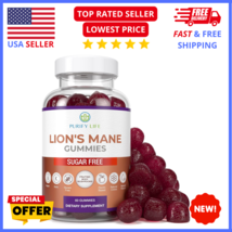 Lion&#39;s Mane Gummies - Brain Boosting Supplement for Focus Memory &amp; Stress Relief - $13.33