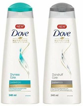 Dove Dryness Care Shampoo - 340ml and Dandruff care shampoo - £33.47 GBP