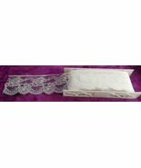 Vintage Wide White Lace By The Yard 4" Wide