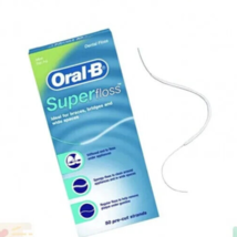 Oral-B Super Floss Pre-Cut Strands Dental Floss, Mint, 50 Count - £6.97 GBP