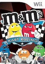 Nintendo Wii M&amp;M&#39;s Kart Racing Video Game 2007 Complete - £6.70 GBP