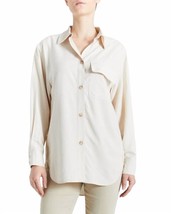 Oat New York one pocket shirt in DUSTY CREAM - £41.86 GBP