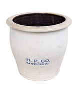 STONEWARE CROCK H.P. CO. HAWTHORN, Pa, ONE GALLON BLUE LETTERING - €85,99 EUR