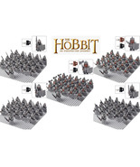 21pcs LOTR The Hobbit Dwarves Army Warriors Minifigure Building Blocks Toy - £20.66 GBP