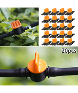 20Pcs Hose Mini Valve Garden Tap Garden Drip Irrigation Fittings Pipe Co... - £3.18 GBP