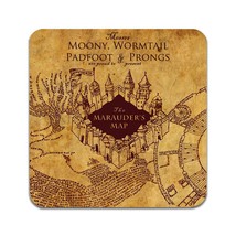 2 PCS Harry Potter Marauder&#39;s Map Coasters - £13.50 GBP