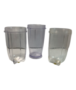 Magic Bullet Tall Cup Replacement Part Lot of 3 - £8.18 GBP