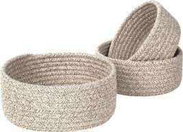 3 Cotton Rope Nesting Bowls, A Small Catch-All Basket, Cute Closet Baskets And - £26.82 GBP