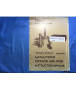 Vintage THOMAS SERIES 2000 AM/FM Stereo Receiver Owner&#39;s Instruction Manual - £14.77 GBP