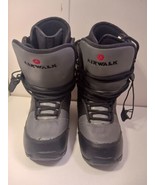 Airwalk Gray / Black Snowboarding Boots Size 5 - £39.44 GBP