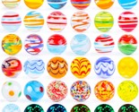 36Pcs Glass Marbles For Kids, Including 31 Colorful Assorted Marbles 5 G... - $23.99