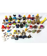 Lot Of Lego Minifigures Accessories Assorted Characters 28+ Figures Minc... - $39.20
