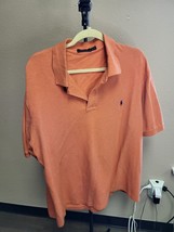 Ralph Lauren Polo  Men&#39;s Shirt Orange Short Sleeve Size 2xb Classic Fit - £10.81 GBP