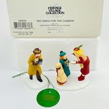 Dept 56 Christmas In The City “Big Smile For The Camera” Retired Set of ... - £15.21 GBP