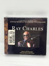 RAY CHARLES 2 CD Deluxe Edition 20 Page Booklet Made In England Dejavu Retro NEW - £14.77 GBP