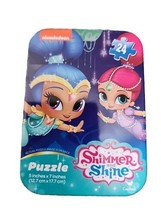 Nickelodeon Shimmer And Shine 24 Piece Large Puzzle 5 by 7 Collectible Tin - £3.79 GBP