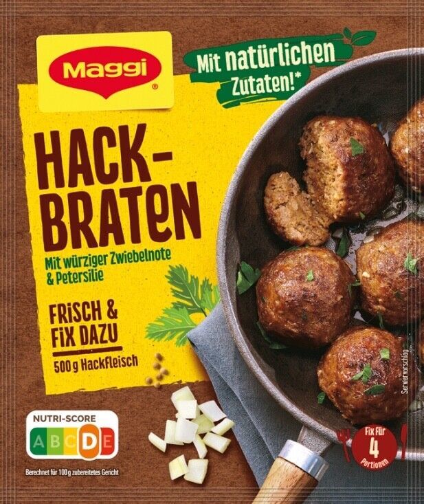 Maggi HACKBRATEN Meatballs spice packet-1pc/4 servings-Made in Germany-FREE SHIP