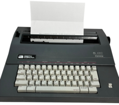 Smith Corona SL 480 Electric Typewriter Model 5A with Cover - TESTED - S... - $63.18