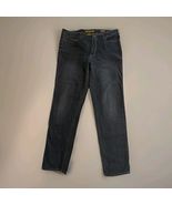 Seven7 Womens Blue Denim Dark Wash Stright Leg Jean Size 14 - $17.81
