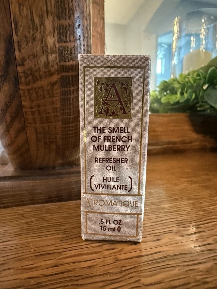 Aromatique Refresher Oil Smell of French Mulberry .5 oz Unsealed - $13.96 Aromatique Refresher Oil Smell of French Mulberry .5 oz Unsealed - $13.96