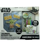 Disney Star Wars Mandalorian The Child Baby Yoda Journal Activity Set St... - $13.32 CAD