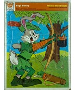 VTG Bugs Bunny Robin Hood Frame Tray Jigsaw Puzzle Whitman 1974 - $19.01 CAD