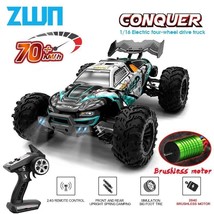 Zwn 1:16 70km/h or 50km/h 4wd Rc Car with LED Remote Control Cars High Speed Dri - £90.73 GBP+