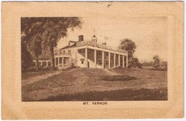 Postcard Home Of George Washington Mt Vernon Virginia - £5.48 GBP