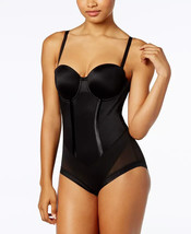 Maidenform Women&#39;s Firm Tummy-Control Easy Up Strapless Bodysuit 1256, size 38C - £19.04 GBP