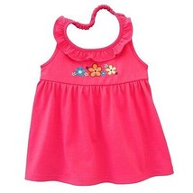 Jumping Beans Baby Toddler Girls Pink Flower Halter Top - £3.97 GBP