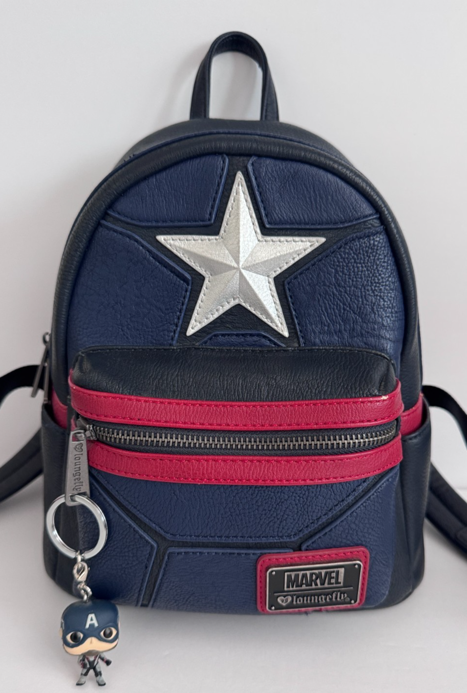 Disney Marvel Captain America Cosplay Loungefly Backpack - $79.19