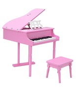 Musical Instrument Toy 30-Key Children Mini Grand Piano with Bench-Pink ... - $204.66 CAD