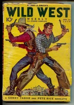 Wild West Weekly 11/12/1938-Sonny Tabor &amp; Pete Rice team-up-Whistlin&#39; Kid--Du... - £266.61 GBP