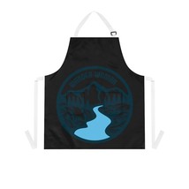 Personalized Grilling Apron for WOMEN with &quot;Wander Woman&quot; Mountain Badge - £22.17 GBP