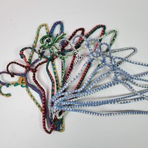 Vintage Crochet Wire Clothes Hangers SET OF 10 Multicolor - $820.15 MXN