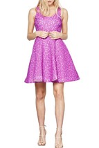 Pink Lace Overlay Fit-and-Flare Party Dress. Only $169.00 ! - £135.09 GBP