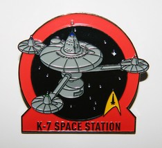 Star Trek The Original TV Series K-7 Space Station Metal Enamel Pin NEW ... - £11.39 GBP