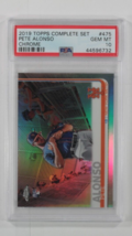 2019 Topps &quot;Comp. Set&quot; Chrome Pete Alonso PSA 10 Gem Mint #475 - £81.57 GBP