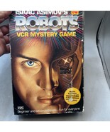 Vintage Isaac Asimov&#39;s ROBOTS VCR Mystery Suspense Game VHS 1988 Complete - $272.41 MXN